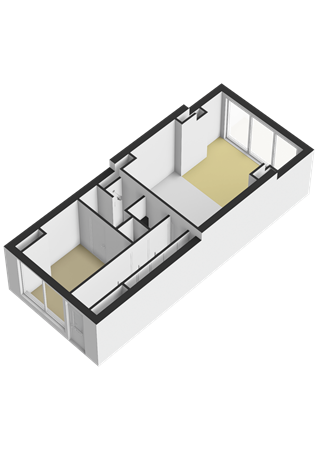 Floorplan - Burgemeester Hogguerstraat 393B, 1064 CS Amsterdam